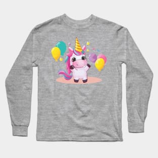 Unicorn Party Long Sleeve T-Shirt